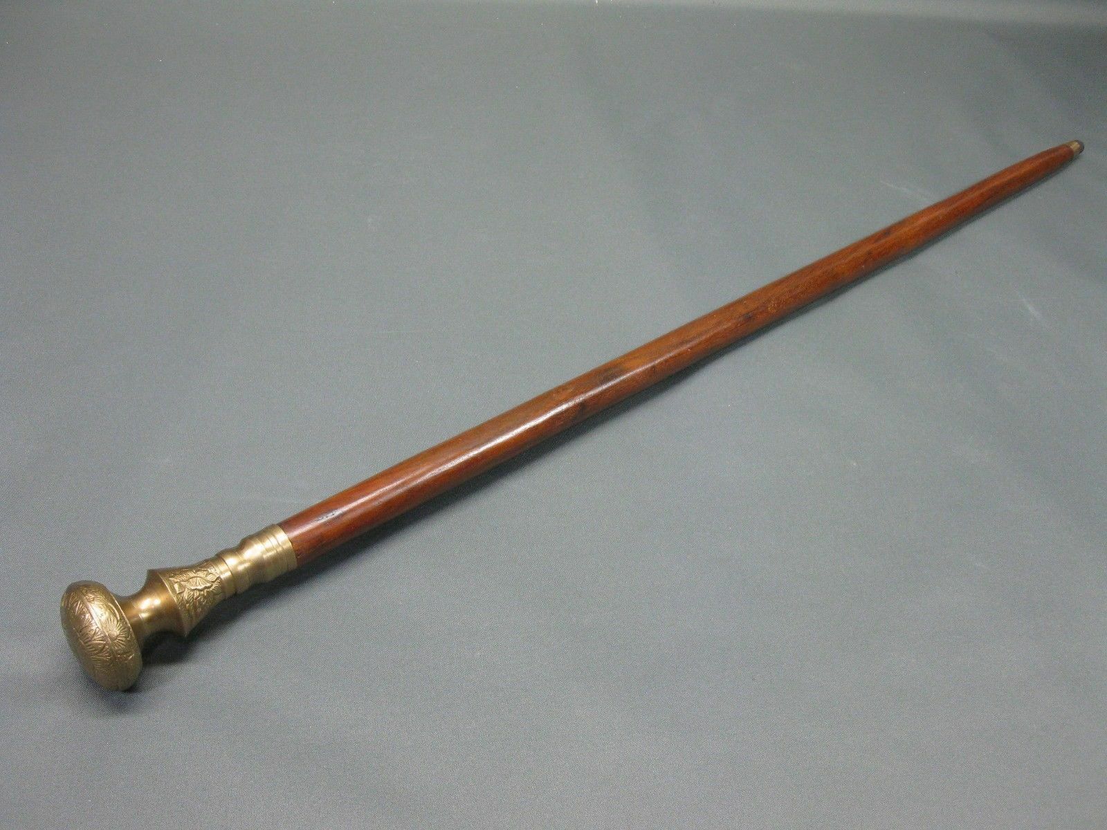 New Solid Antique Solid Brass Handle Wooden Walking Stick Cane Vintage Designer