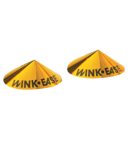 Wink Ease 50 Pairs - Ultra Gold Disposable Tanning Goggles - Self Stick Eye Wear
