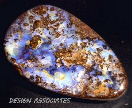Boulder Opal 60 X 40 Mm All Natural Vivid Colors Collector's Stone