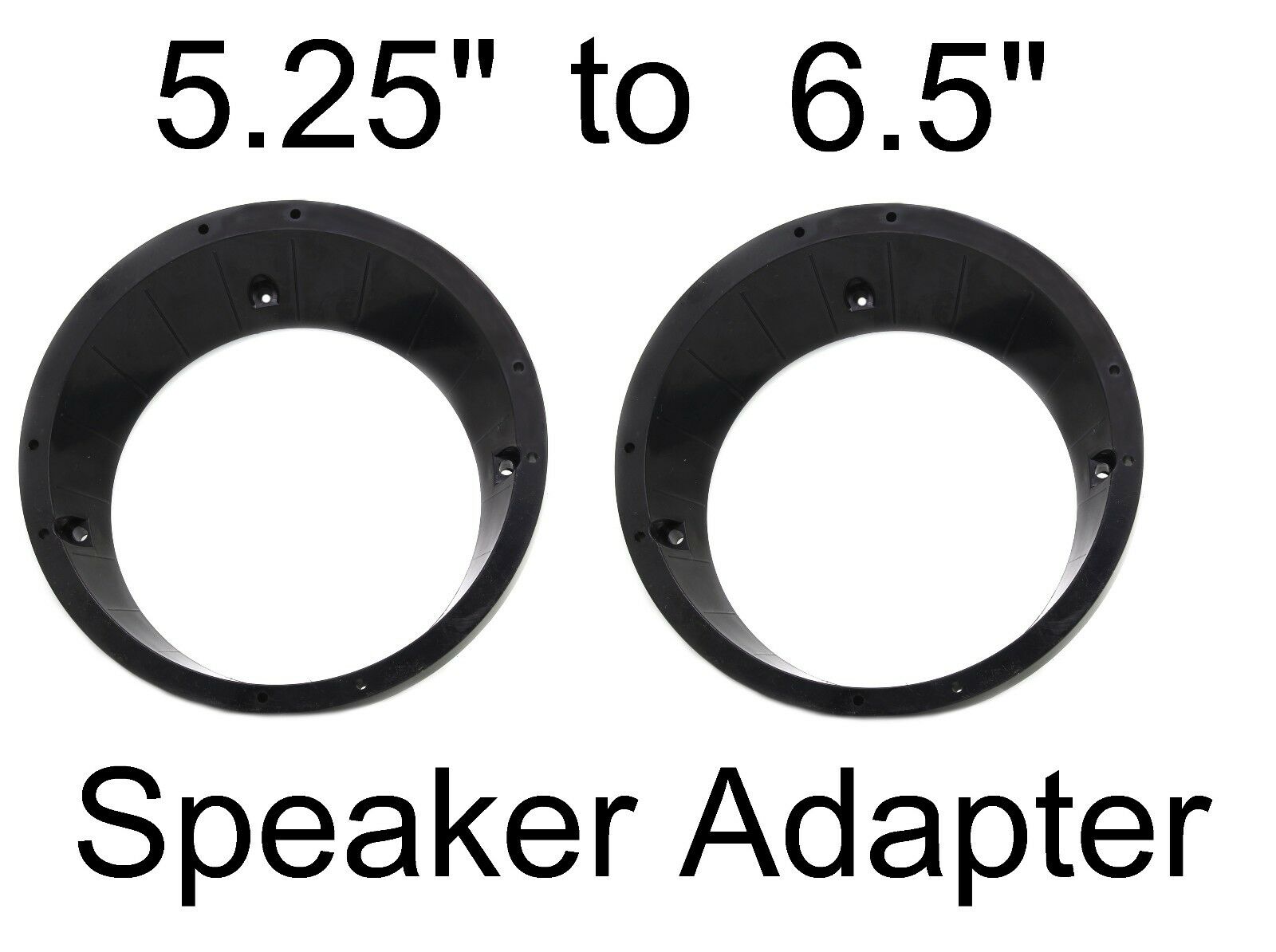 Speaker Adapters Rings 5.25" To 6.5" For Harley Batwing Flhx Flht Fairings 96-13