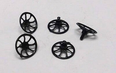 9020-10 Plastic Brake Wheel W/pin For Lionel O/o27 Gauge Freight Cars, 5 Pcs.